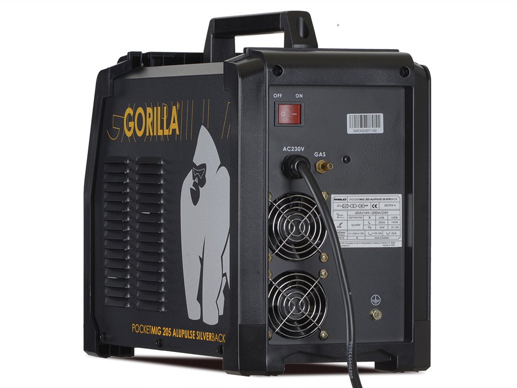 Aparat za zavarivanje IWELD Gorilla 205 AluPuls Synergic - slika 3